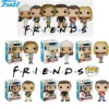 FUNKO pop Friends RACHEL GREEN #261 ROSS GELLER #262 Action Toy Figures Collection Model Vinyl Toys for Children Birthday Gift