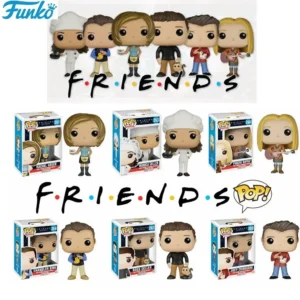 FUNKO pop Friends RACHEL GREEN #261 ROSS GELLER #262 Action Toy Figures Collection Model Vinyl Toys for Children Birthday Gift