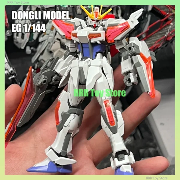 In Stock DONGLI EG 1/144 Build Strike Exceed Galaxy With Blue Part Assembly Model Kit Action Figure Robot Plastic Model Kids Toy