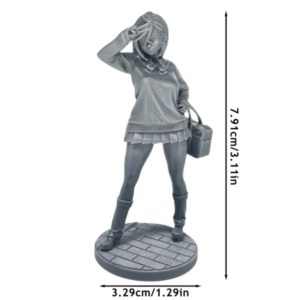 Momo Ayase Figure 1:24 Miniature Resin Model Kit Unpainted Plastic Model Kit A738 - Image 3