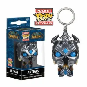 Funko Famous Game Character WOW Fall Of The Lich King ARTHAS Brinquedos Keychain Action Figure Toys For Children Gift POP
