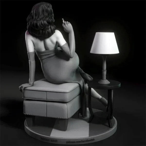Ava 1/24 miniature Scale Resin Figure Model Kit Assembly Model Unpainted Kits Diy Toys Hobbies Plastic Model A246 - Image 4