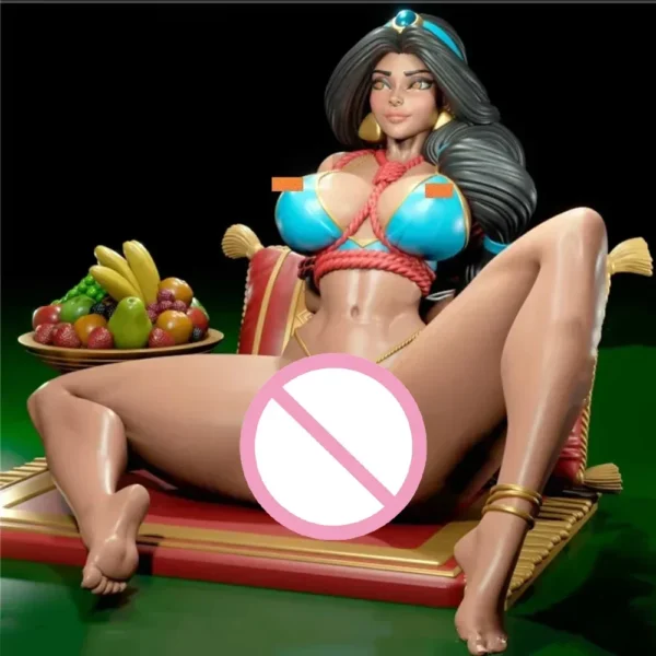 Jasmin 1/24 Scale Unpainted Resin Model Kit | DIY Anime Figure Assembly | Collectible Craft Project Gift for Adults
