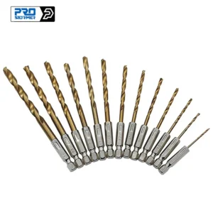 Twist Drill Bits 13 PCS HSS Hexagonal Shank High Speed Steel Electric Screwdriver Drill Bit Electric Drill 1.5-6.5mm