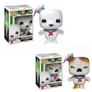Funko POP Movie&TV Models Vinyl Action Figure Dolls STAY PUFT MARSHMALLOW MAN #109 Gost Bus Stears Collection for Children Toys