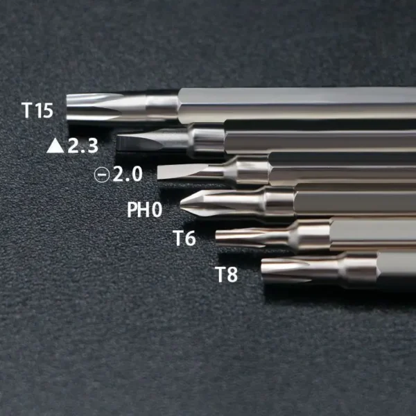 6 in 1 Multi-function Screwdriver Safety Tamper-Proof CR-V Chrome Vanadium Steel Magnetic Bit Hex Torx Hand Tool by PROSTORMER - Image 5