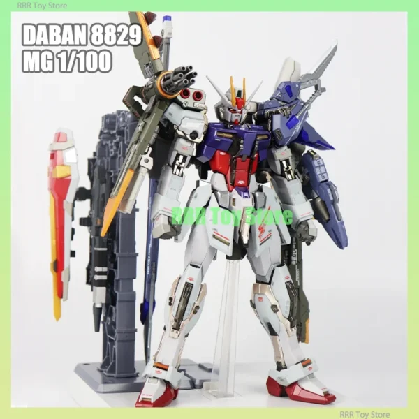 In Stock Daban 8829 MG 1/100 Assembly Model Kit Strike MB Style Special Coating Launcher Sword Striker Figure Plastic Model Toy