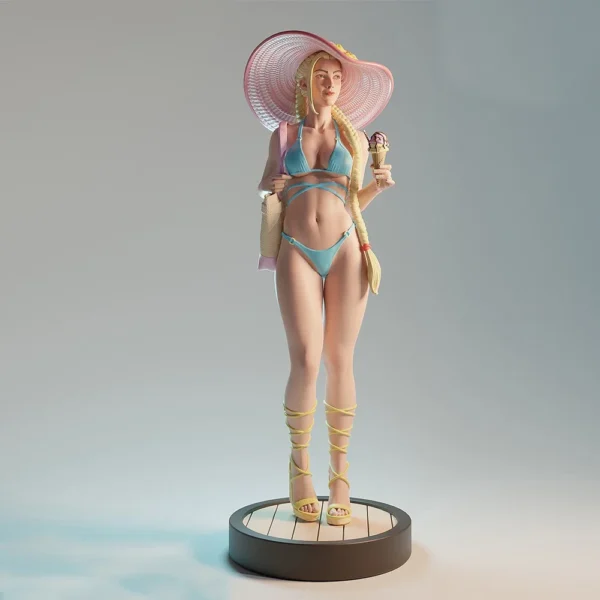 Cammy White Figure 1:24 Miniature Resin Model Kit Unpainted Plastic Model Kit A743