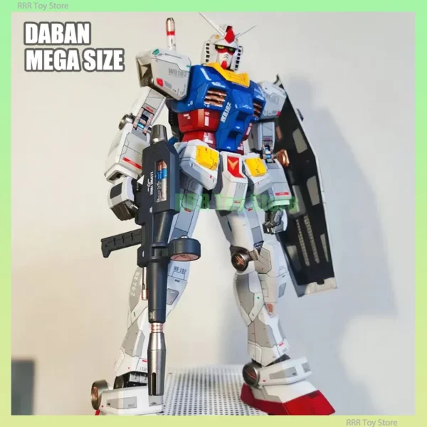 In Stock Daban MEGA 1/48 RX-78 Assembly Model Kit With Water Sticker Action Figure Plasitc Model Kit Customized Hobby Toys