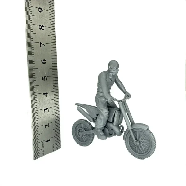 Biker Gang 1/35 Resin Figure Unpainted Model Kit 54mm Figures Miniature A300 - Image 4