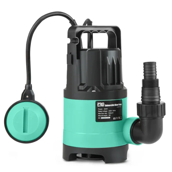 400W Submersible Water Pump 7500L/H Utility Thermoplastic Electric Portable Transfer Pool Pond Draining Sump Pump by PROSTORMER - Image 2