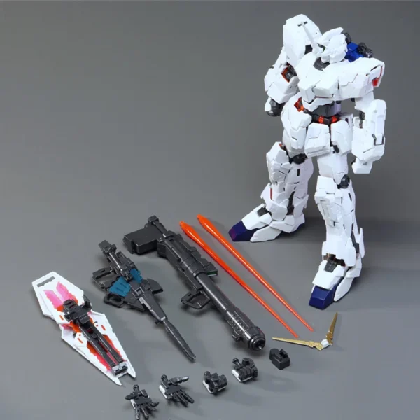 In Stock FangDaJing 1/72 RX-0 Unicorn Model Kit With Clear Armour Collection Assembly Action Figures Robot Plastic Model Kid Toy - Image 6