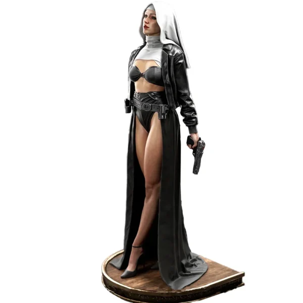 Woman With A Machine Gun Figure 1:16 Miniature Resin Model Kit Unpainted Plastic Model Kit A644 - Image 4