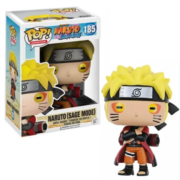 FUNKO POP NARUTO Shippuden Sage Mode #185 Six Path #186 Vinyl Figure Hot Topic Special Edition Glows Dark Collection Model Toys - Image 5