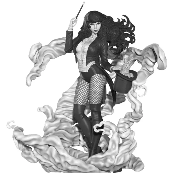 Zatana Figure 1:24 Miniature Resin Model Kit Unpainted Plastic Model Kit A679 - Image 5
