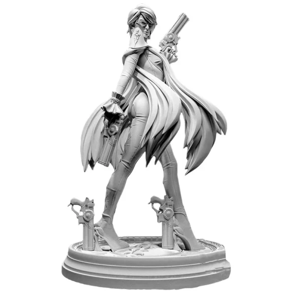 Bayonetta Figure Miniature Model 1:18 Resin Model Kit Unpainted Plastic Model Kit A1485 - Image 2