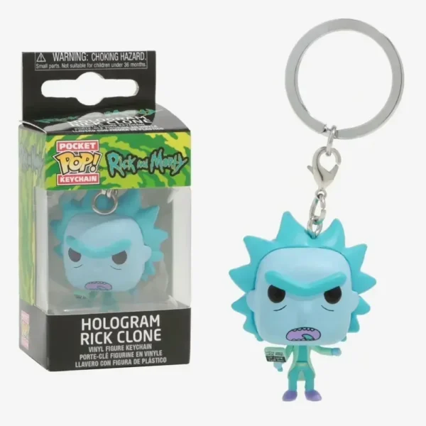 Funko Pop New Rick Et Morty Noob Noob TINKLES MR. POOPY Keychains Vinyl Figure Krombopulos Pickle Rick Pocket Pop Keychain Toy - Image 2