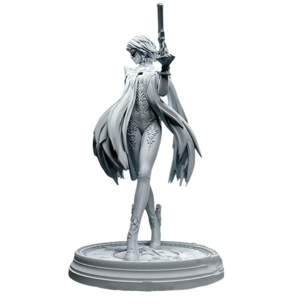 Bayonetta Figure Miniature Model 1:18 Resin Model Kit Unpainted Plastic Model Kit A1485 - Image 3