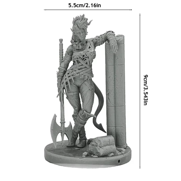 Karlach Miniature Figurine 1/24 Resin Model Kit Unpainted Plastic Model Kit A202 - Image 3