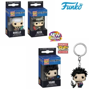 Funko POP Pocket Pop Keychain Black Clover YAMI NOELLE ASTA Vinyl Figure Special Edition Pendant Keychain Toys for Children Gift