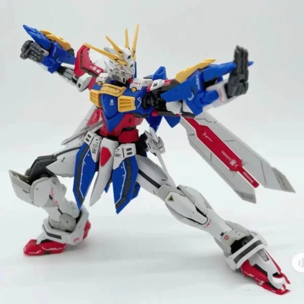 Gaogao RG 1/144 Gf13-017Nj God with Light Effect Assembly Model Kit Collection Action Figures Movable Joints Robot Figurine Toys - Image 4