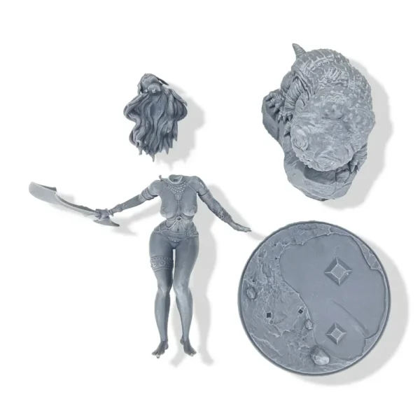 Jia Ling Bao 1:24 Miniature Resin Plastic Model Kit Unpainted Resin Model Kit A126 - Image 6
