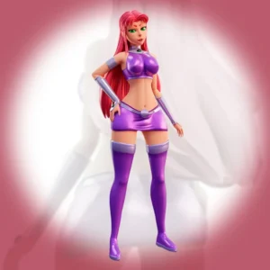 Jia Ling Bao Koriand'r Figure 1:24 Miniature Resin Model Kit Unpainted Plastic Model Kit A634
