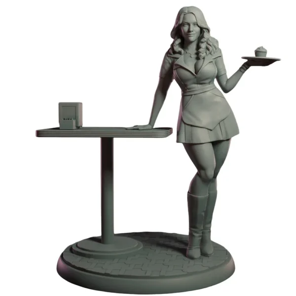 Kat Dennings Figure 1:24 Miniature Resin Model Kit Unpainted Plastic Model Kit A695 - Image 3