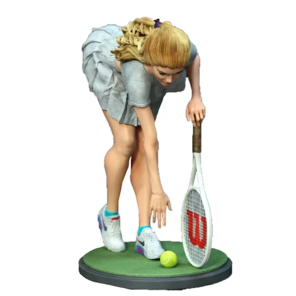 Tennis girls 1:24 Miniature Resin Plastic Model Kit Unpainted Resin Model Kit A1198 - Image 3