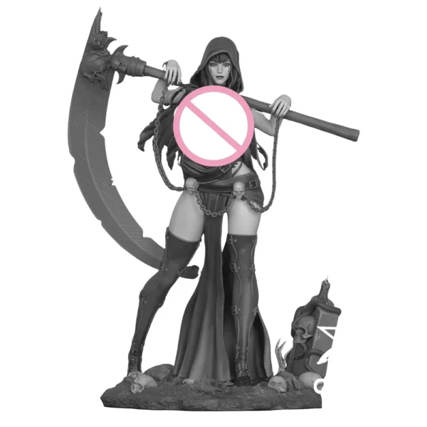 Lady Van Helsing Figure 1:24 Miniature Resin Model Kit Unpainted Plastic Model Kit A448 - Image 3
