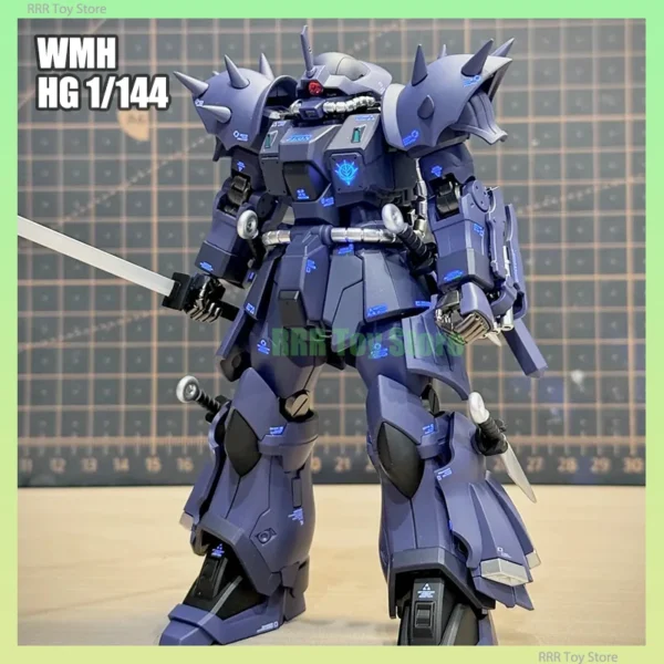 In Stock WMH Model 1/144 HG Efreet Nacht MS-08TX/N Collection Assembly Model Kit Action Figure Robot Plastic Model Kits Toy Gift