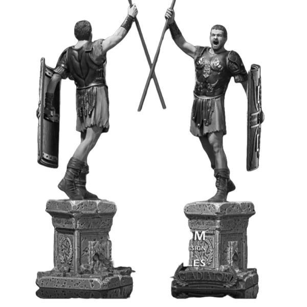 Brave Gladiator Figure 1:16 Miniature Resin Model Kit Unpainted Plastic Model Kit A722 - Image 4