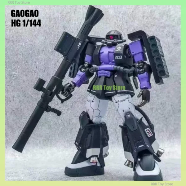 Gaogao Model HG 1/144 003 Zaku Model Kit Zaku Ii High Mobility Type Ortega Gaia Mash Action Figures Robot Figurine Plastic Model