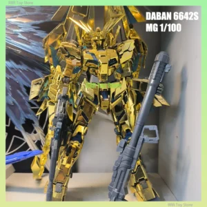 DABAN 6642S MG 1/100 Electroplate Assemble Model Kit Assembly Action Figures Robot Figurine Plastic Model Hobby Doll Toy Gifts