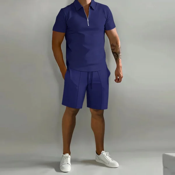 2024 Europe and the United States summer suit slim-fit trend youth sports leisure men's new era - Image 3