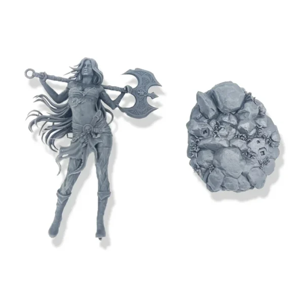 Barbarian 1:24 Miniature Resin Plastic Model Kit Unpainted Resin Model Kit A134 - Image 6