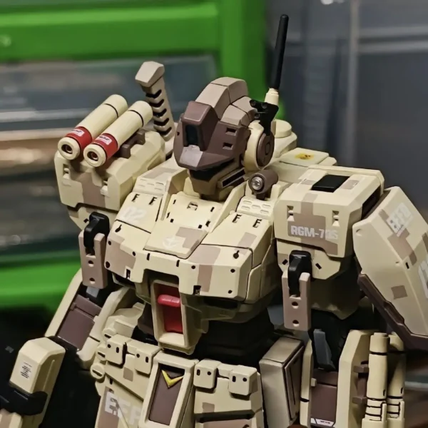 XFS HG 1/144 GTO RGM-79S GM Spartan Desert Type Moroccan Assembly Model Kit Action Figures Robot Plastic Model Kids Toy Gifts - Image 4