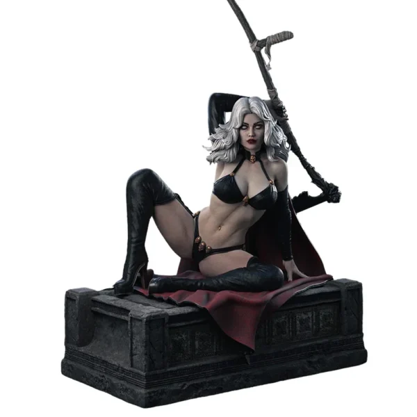 Lady of Death Figure 1:24 Miniature Figure Resin Model Kit Unpainted Plastic Model Kit A525 - Image 3