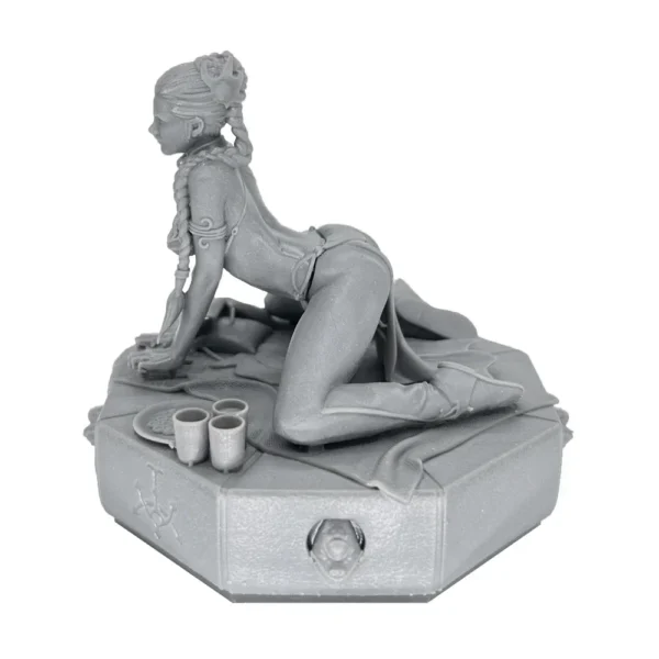 Leia Slave 75mm Resin Model Kit 1/24 Scale Unpainted DIY Hobby Kit Collectible Figure Anime Statue A132 - Image 5