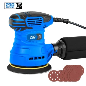 300W Random Orbital Electric Sander Machine With 21Pcs 125mm Sandpapers Strong Dust Collection Polisher by PROSTORMER