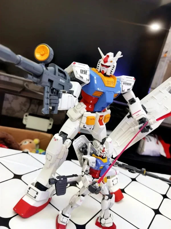 In Stock Daban MEGA 1/48 RX-78 Assembly Model Kit With Water Sticker Action Figure Plasitc Model Kit Customized Hobby Toys - Image 2