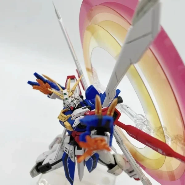 Gaogao RG 1/144 Gf13-017Nj God with Light Effect Assembly Model Kit Collection Action Figures Movable Joints Robot Figurine Toys - Image 3