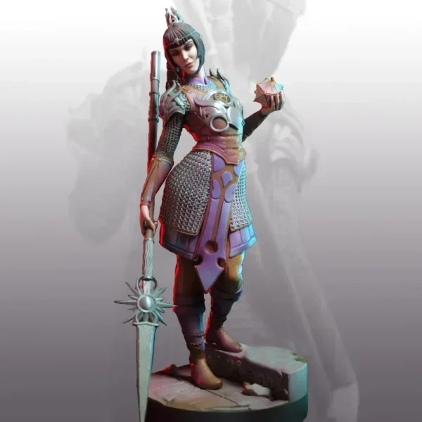 Shadowheart Miniature Figure 1:24 Resin Model Kit Unpainted Plastic Model Kit A168 - Image 2