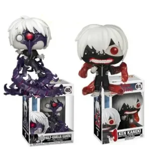 FUNKO Japan Anime Movie Tokyo Ghoul HALF-KAKUJA KANEKI #465 KRN KANEKI 61# Vinyl Figures Toy 10CM PVC Model Decoration Toys