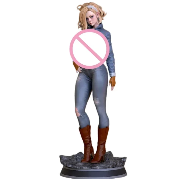 Anime Figure Android 18 Resin Figure Miniature 1:16 Resin Model Kit Unpainted Plastic Model Kit A442 - Image 5