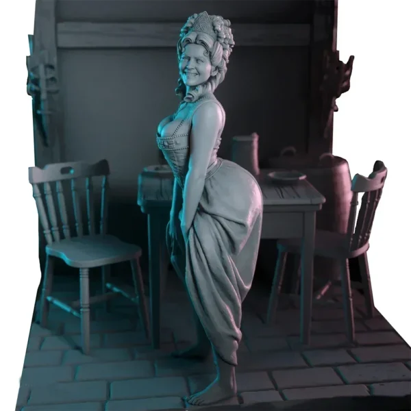 Camilla Figure 1:24 Miniature Figure Resin Model Kit Unpainted Plastic Model Kit A550 - Image 3