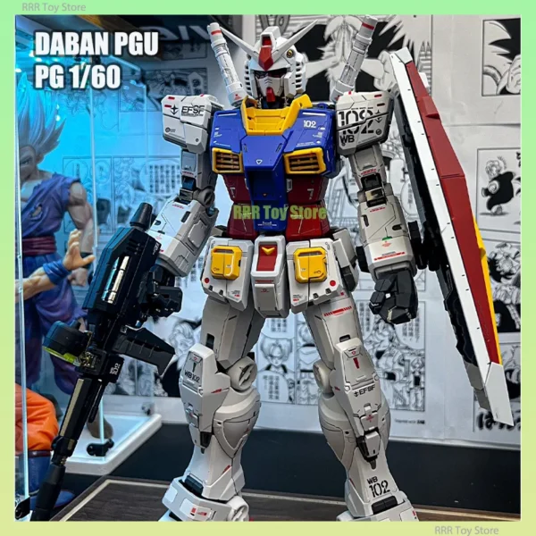 In Stock Daban PG 1/60 PGU Model Kit 2.0 RX-78-2 Assembly Action Figures Robot Figurine Plastic Model Hobby Statue Doll Toys