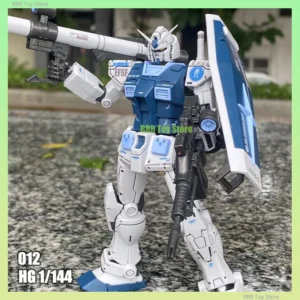 012 Model Hg 1/144 Rx-78-2 Base Color Model Kit Base Limited Assembly Action Figures Robot Figurine Plastic Model Toys Gifts