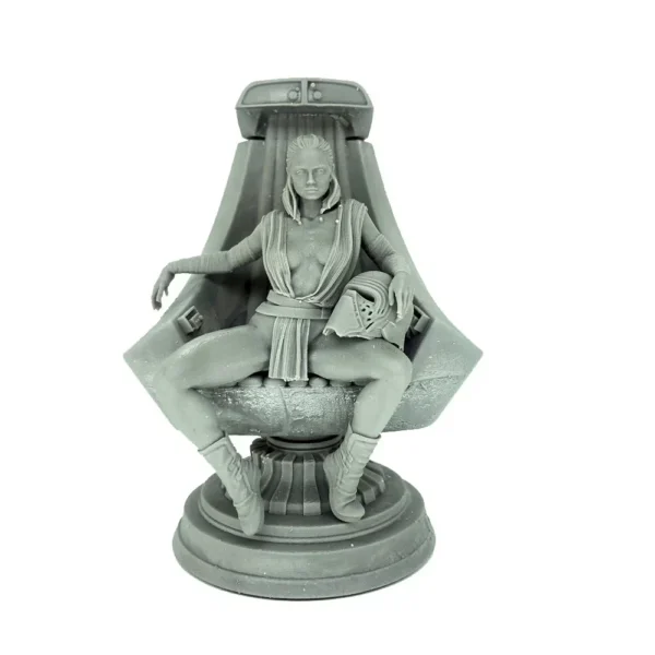 Rey Skywalker 75mm Resin Figure Model Kit 1/24 Scale Models Modelling Unpainted Kits Diy Toys Plastic Model A284 - Image 4