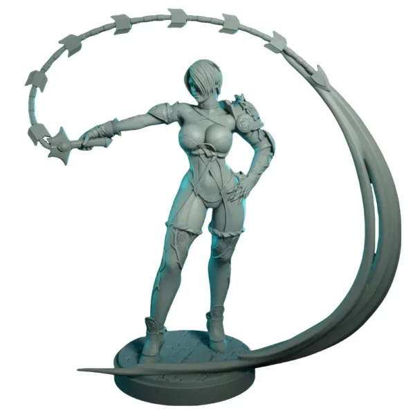 Ivy Valentine Figure 1:24 Miniature Figure Resin Model Kit Unpainted Plastic Model Kit A513 - Image 2